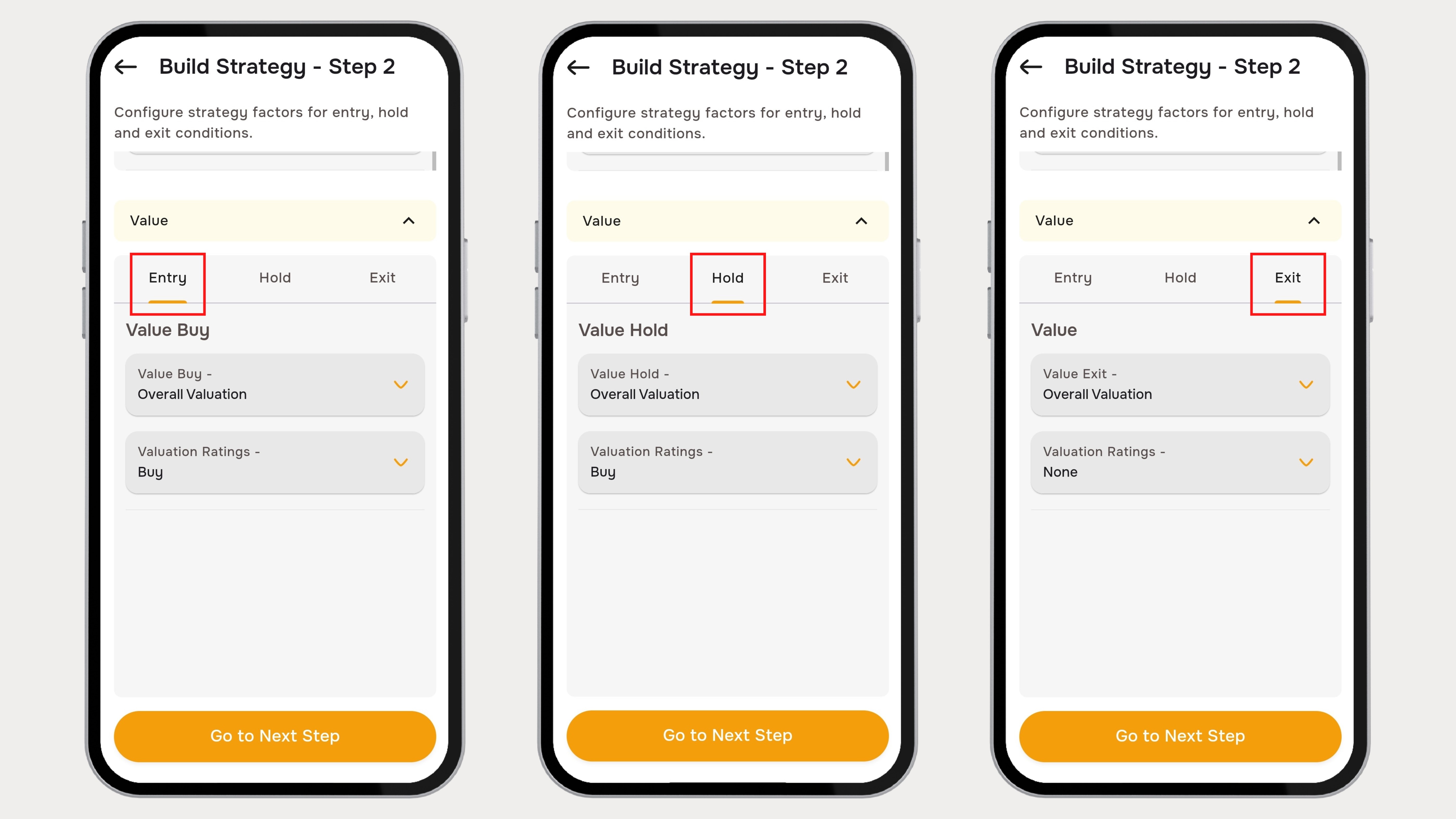 Backtest Settings Page