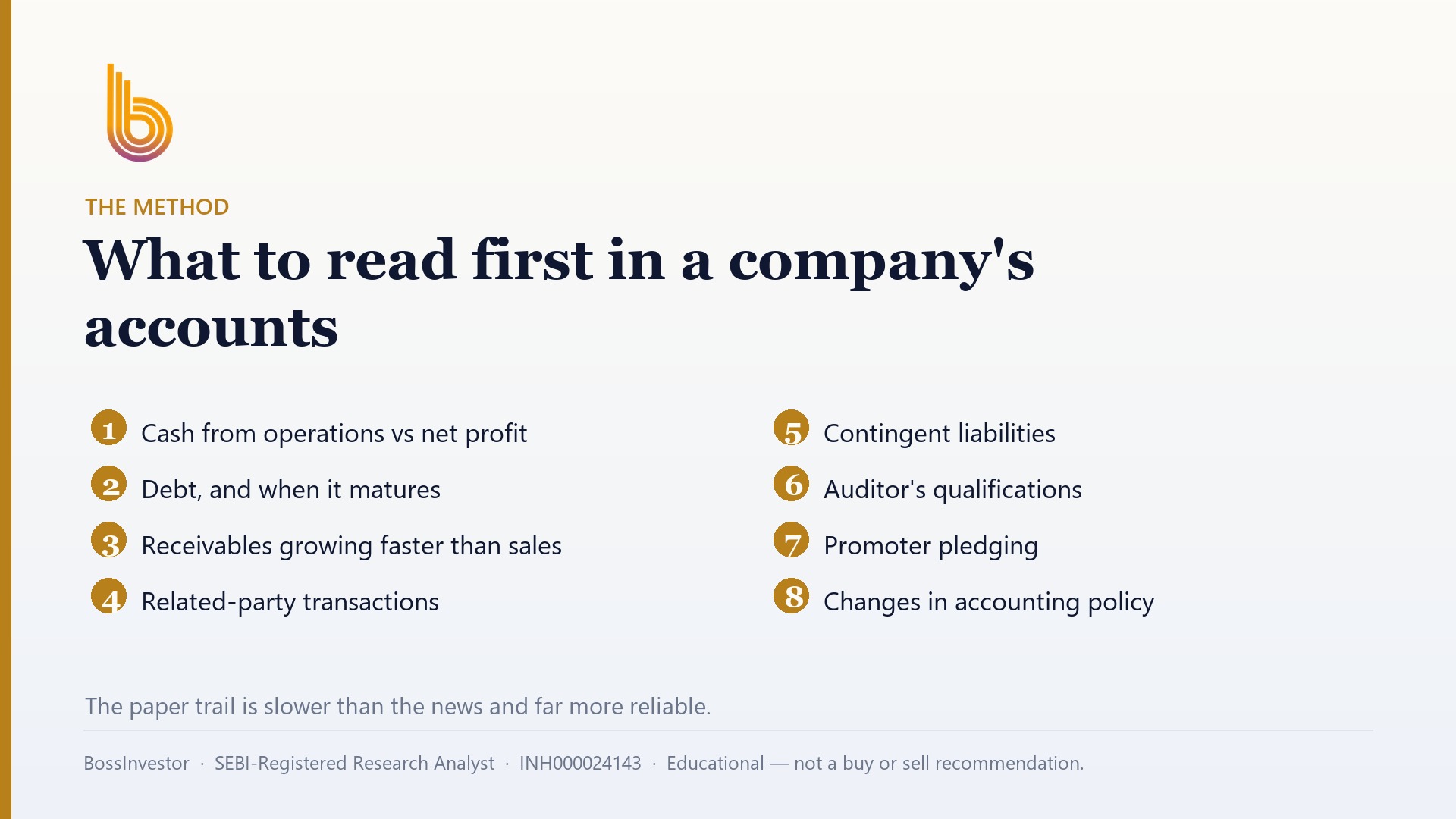 How to read a balance sheet before investing